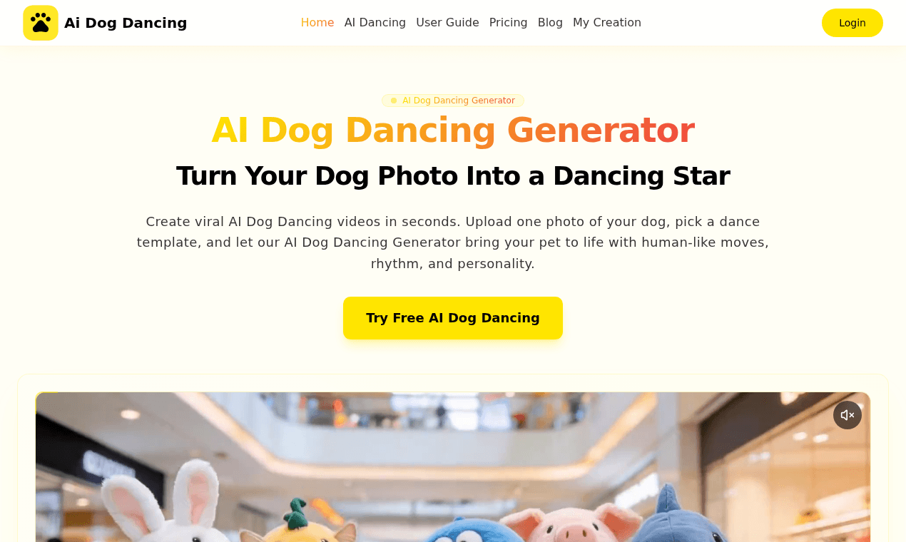 AI Dog Dancing Generator logo