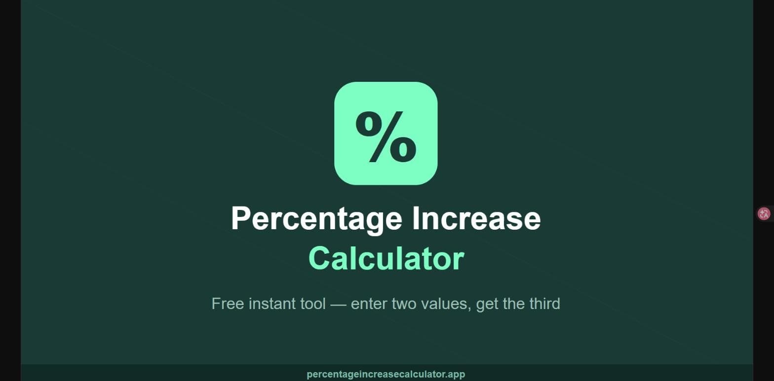 Percentage Increase Calculator logo