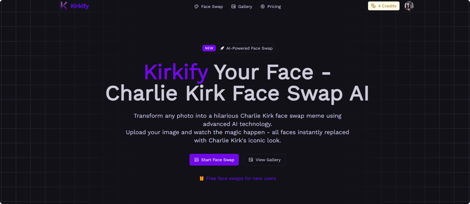 Kirkify - Charlie Kirk Face Swap AI - Product Image