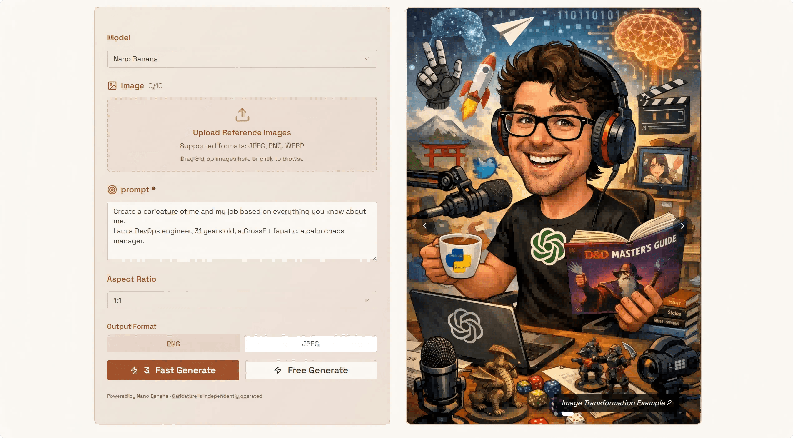 Caricature AI Studio - Product Image