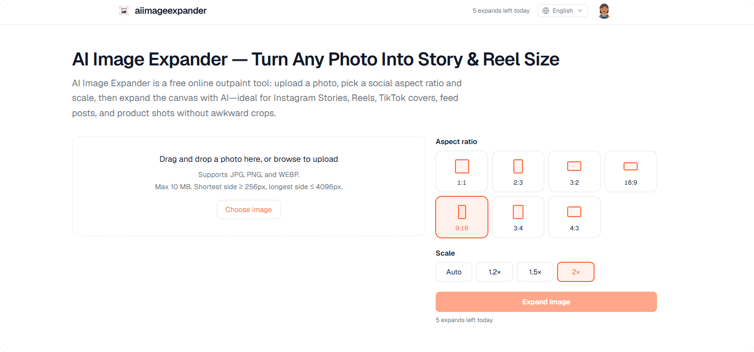 AI Image Expander - Product Image