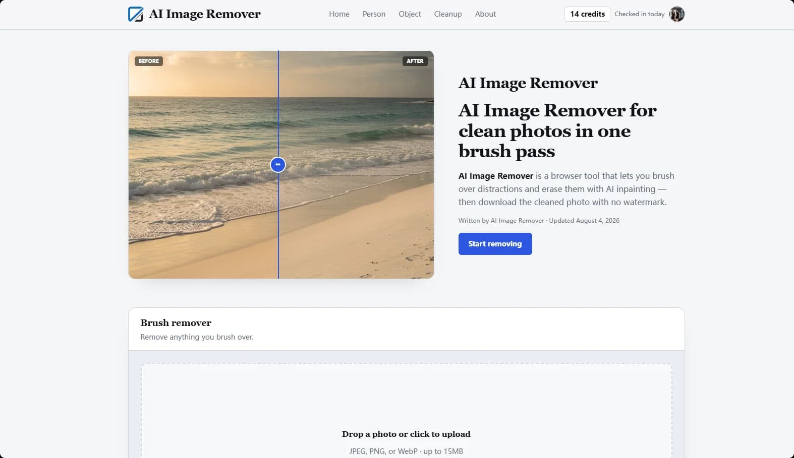 AI Image Remover - Product Image