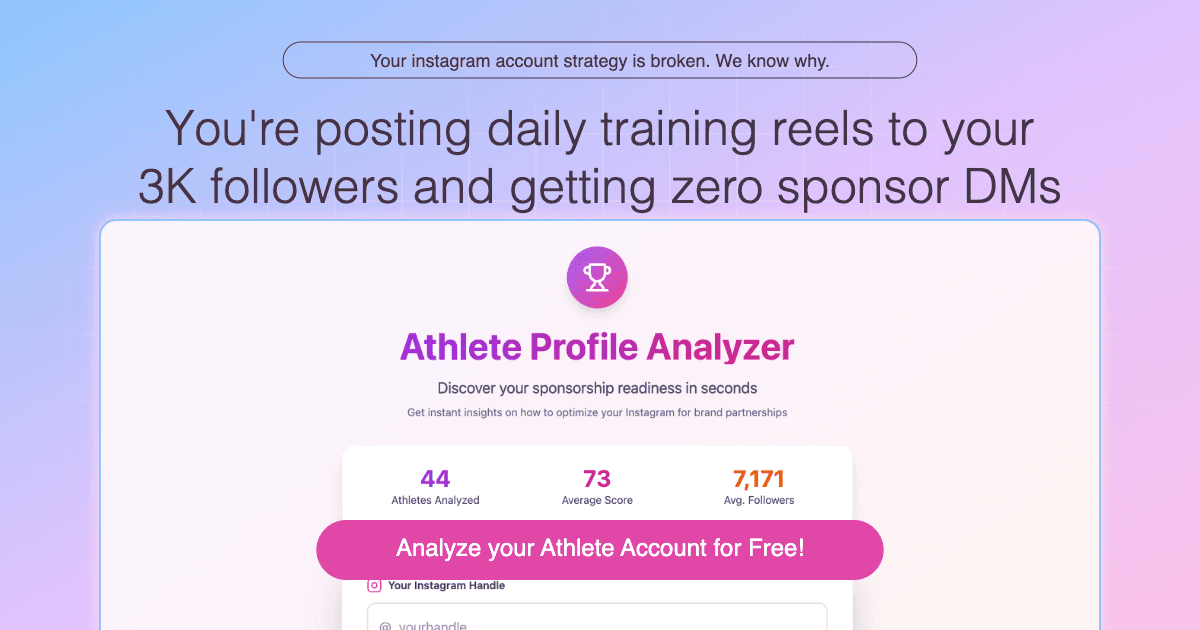 Athlete Instagram Analyzer - Product Image