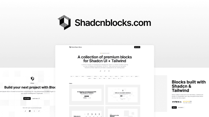 Shadcn UI Blocks - Product Image