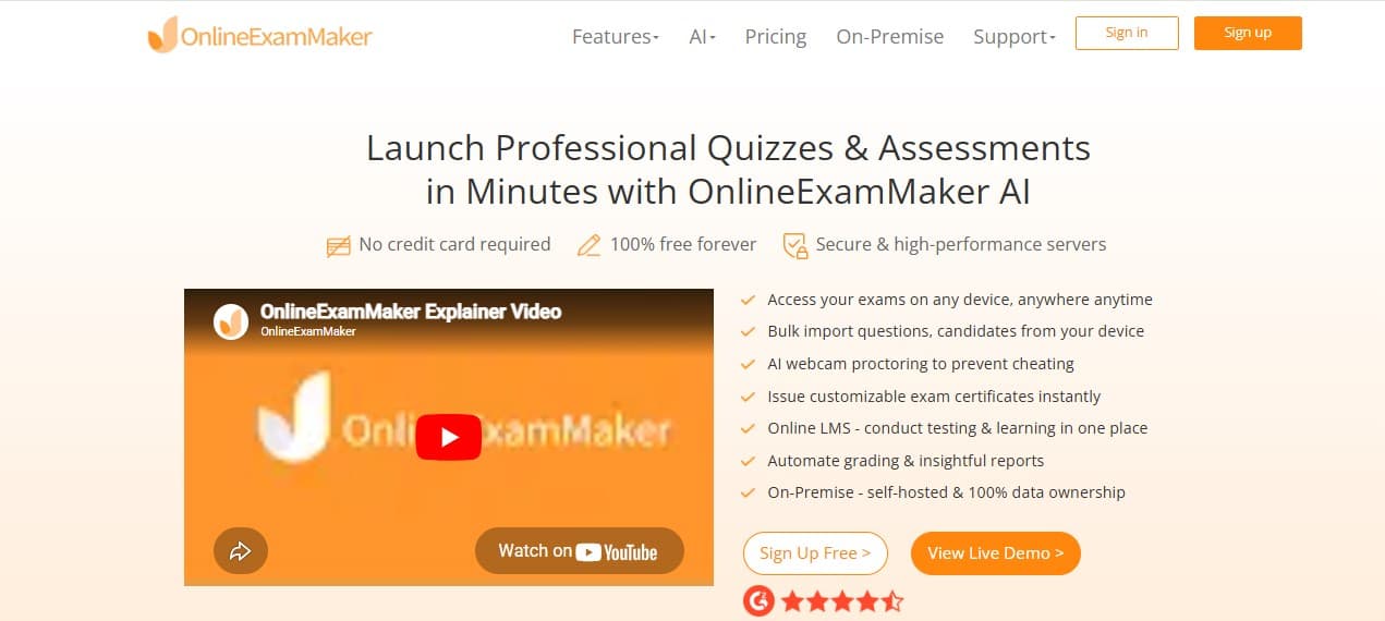 Online Exam Maker - Product Image