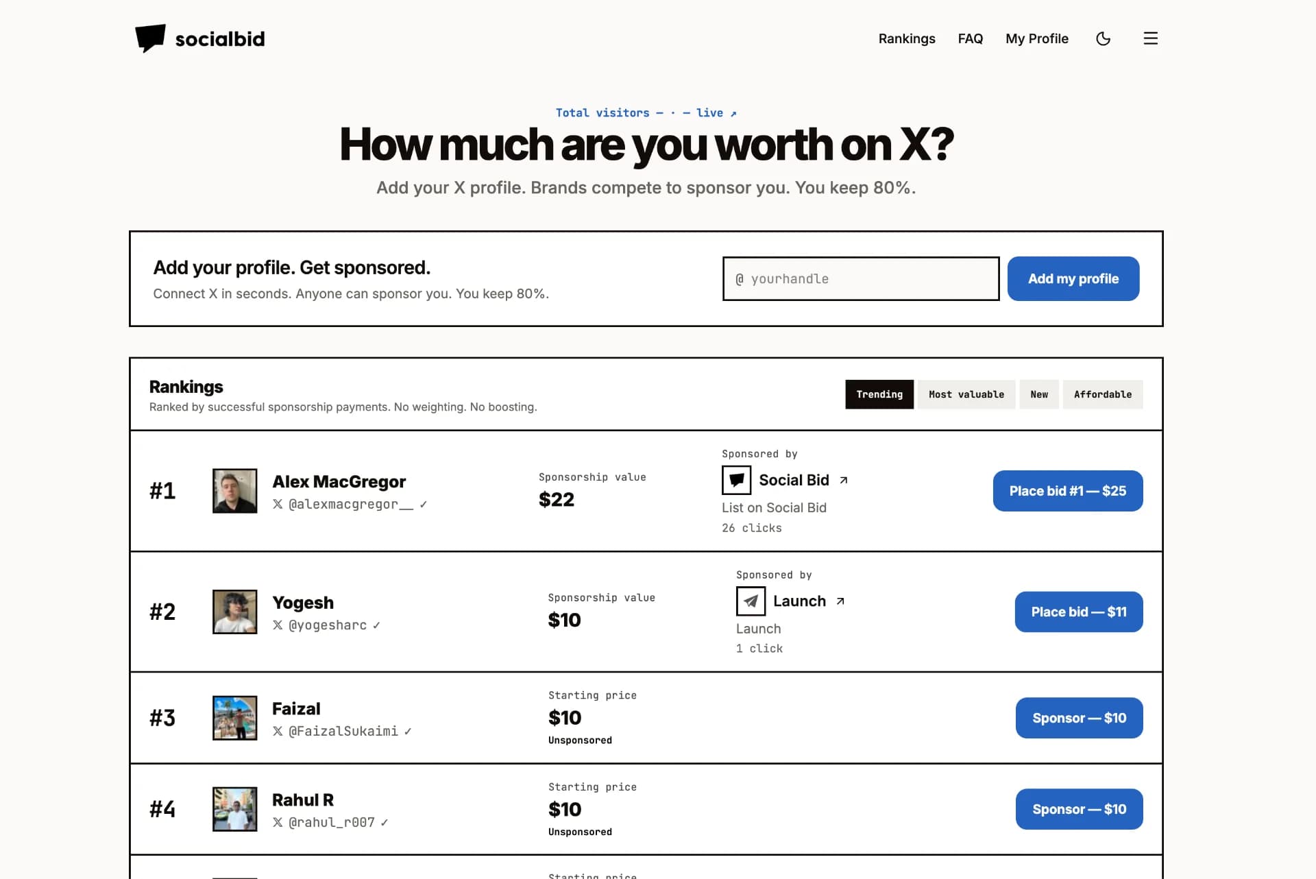 Social Bid - Product Image
