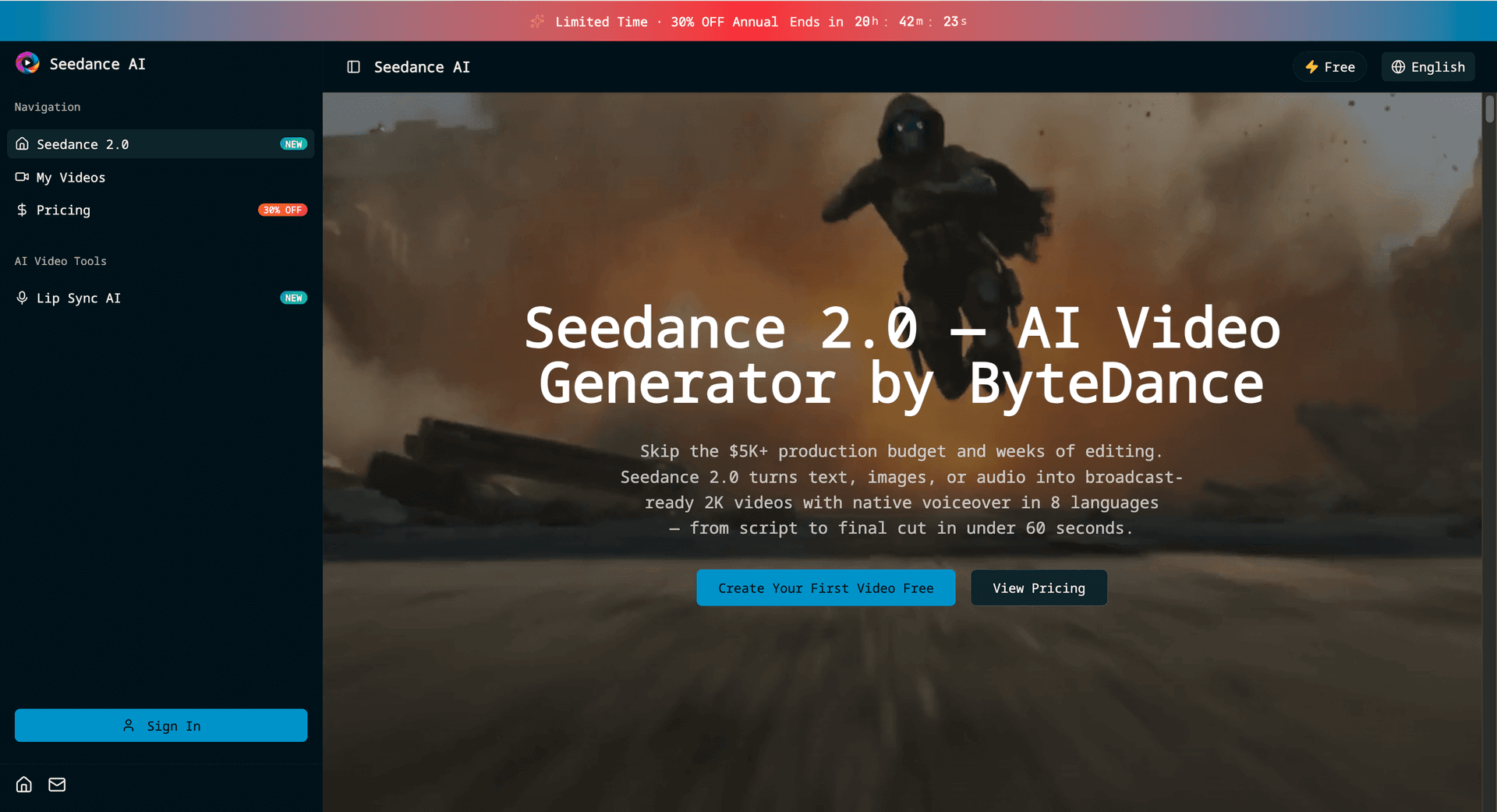 Seedance 2.0 - Product Image