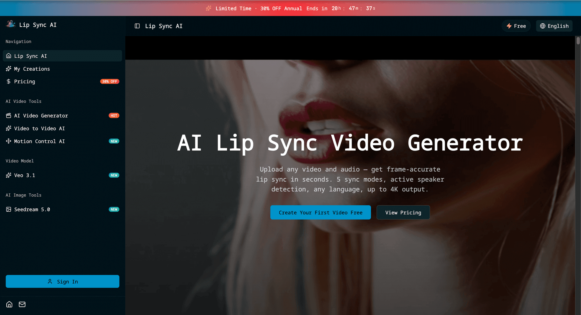 Lip Sync AI - Product Image
