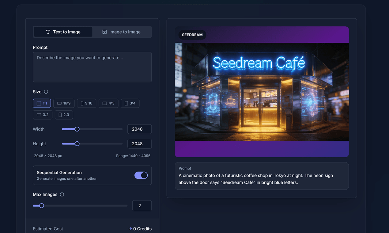 seedream 5.0 AI Image Generator - Product Image
