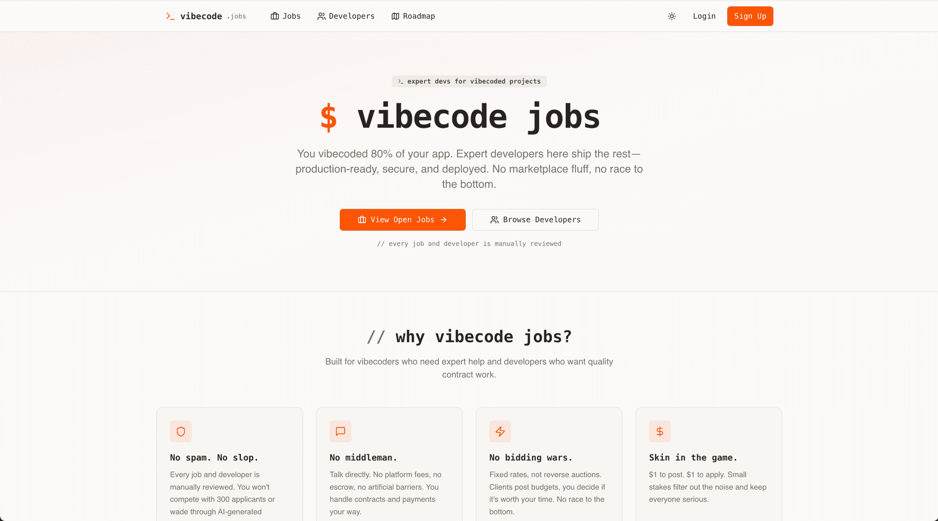 Vibecode Jobs - Product Image