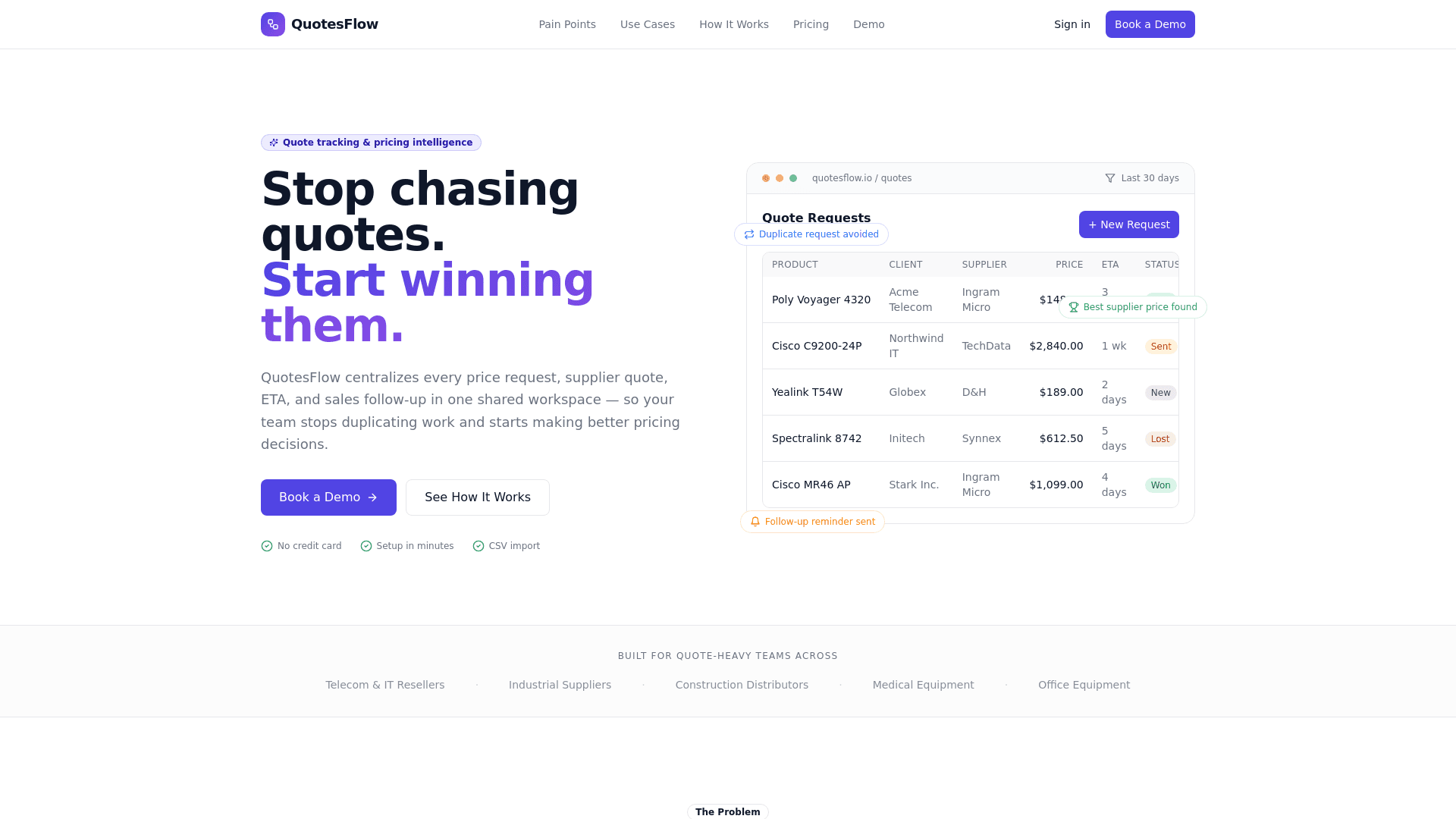 QuotesFlow - Product Image