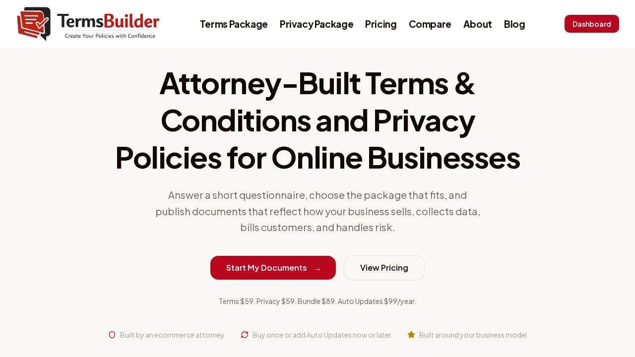 TermsBuilder - Product Image