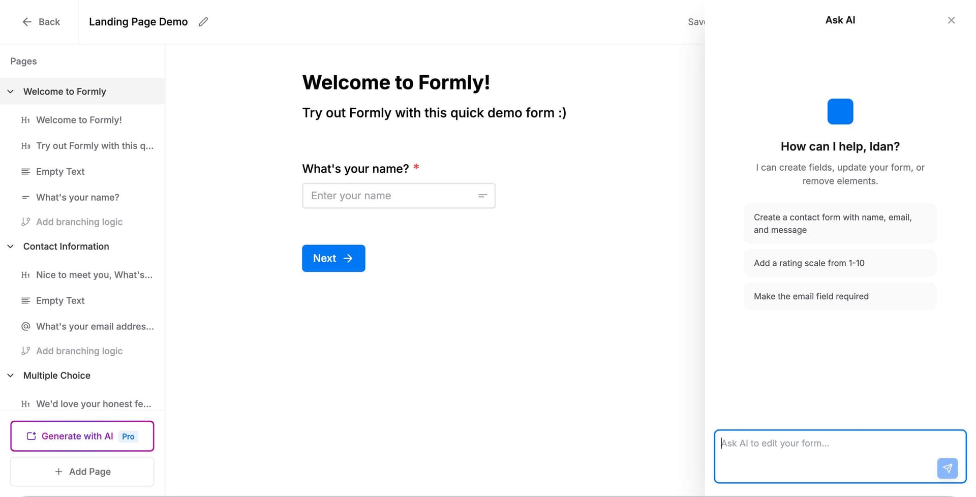 Formly - Product Image