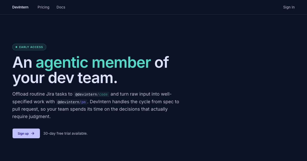 : DevIntern - Product Image