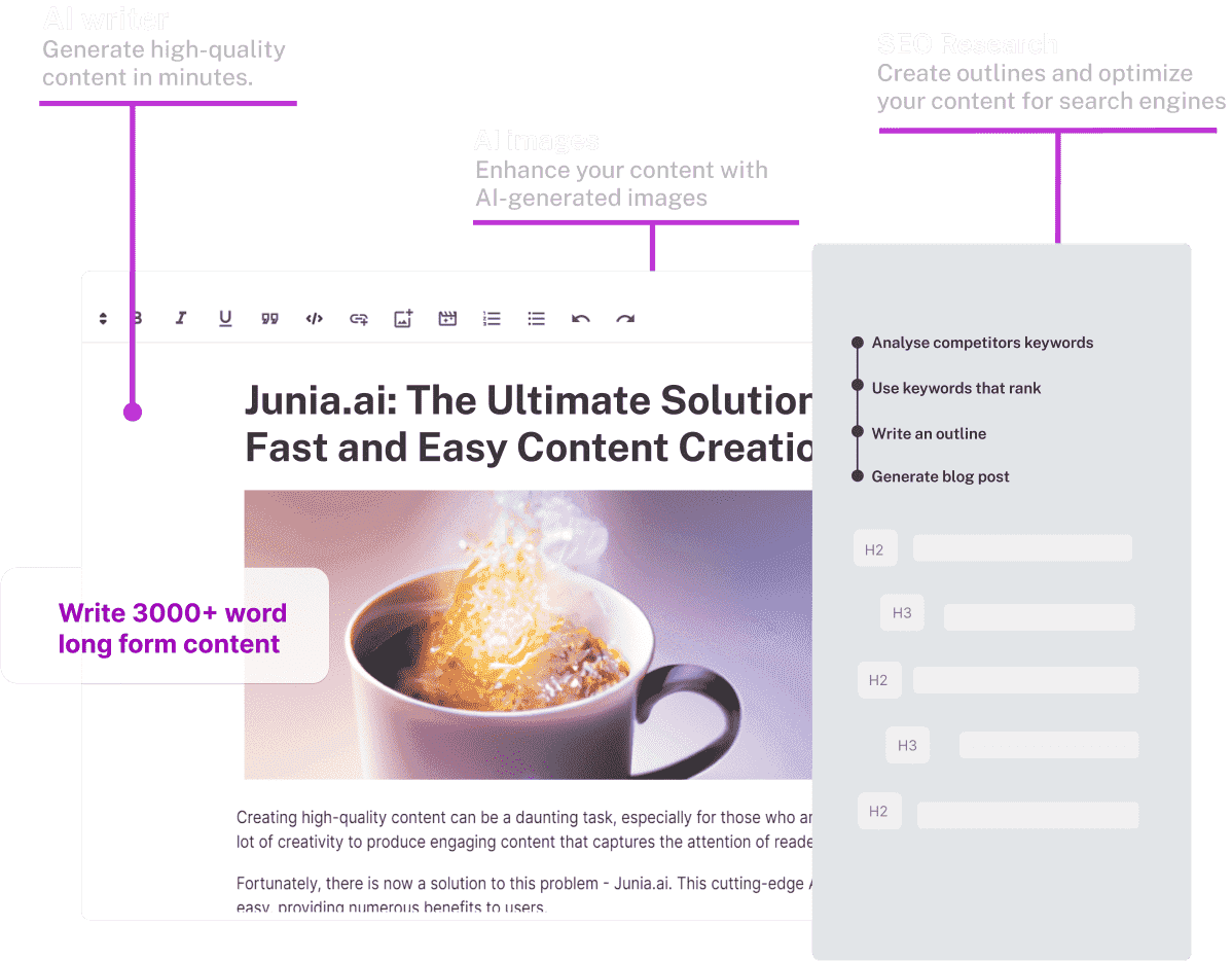 Junia AI - Product Image