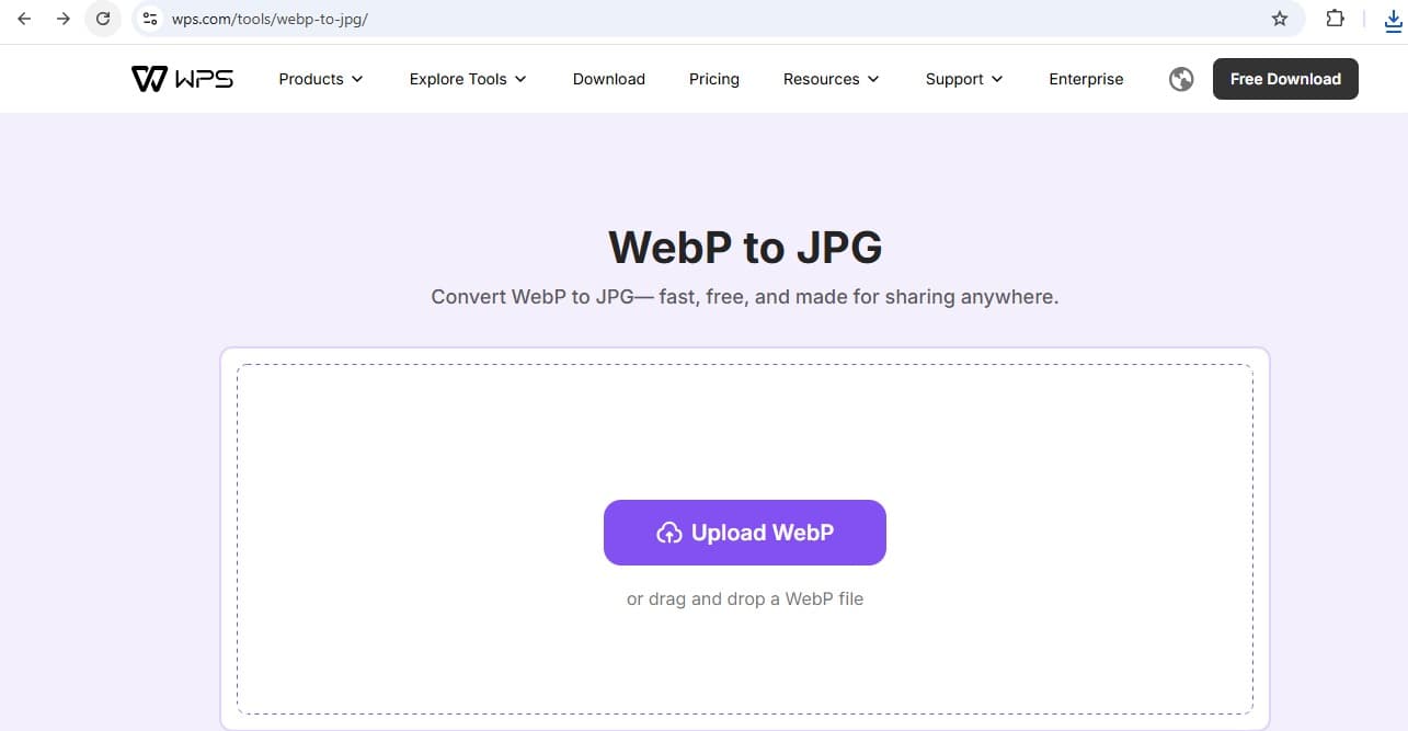 WebP To JPG - Product Image