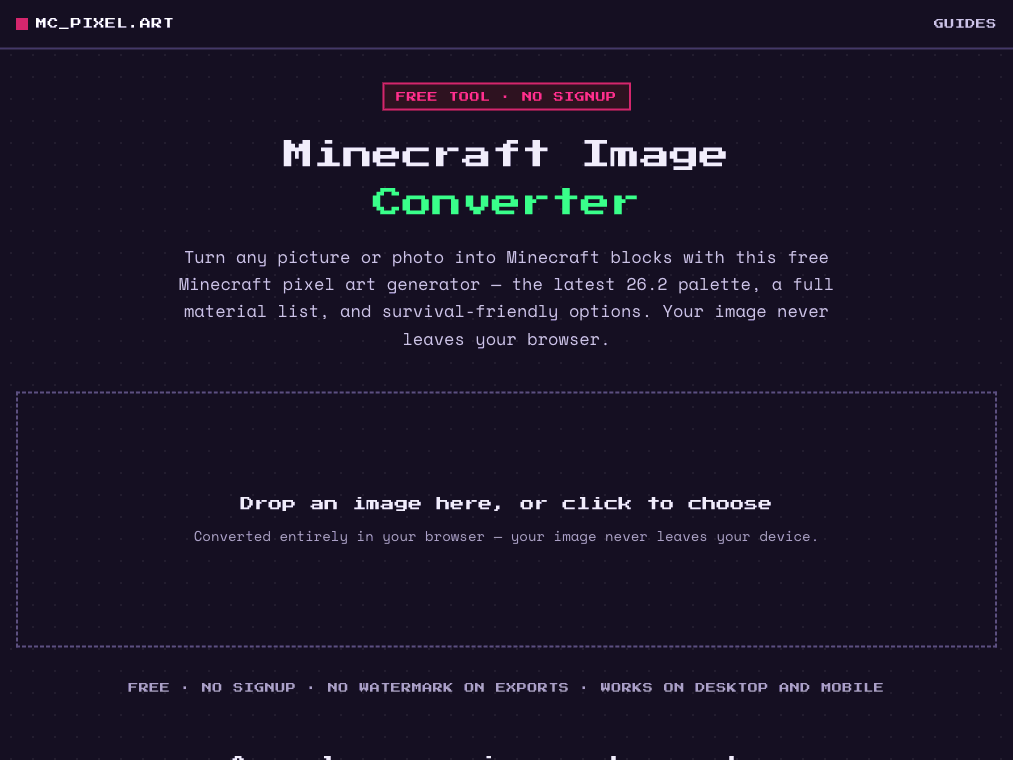 MC Pixel Art - Product Image