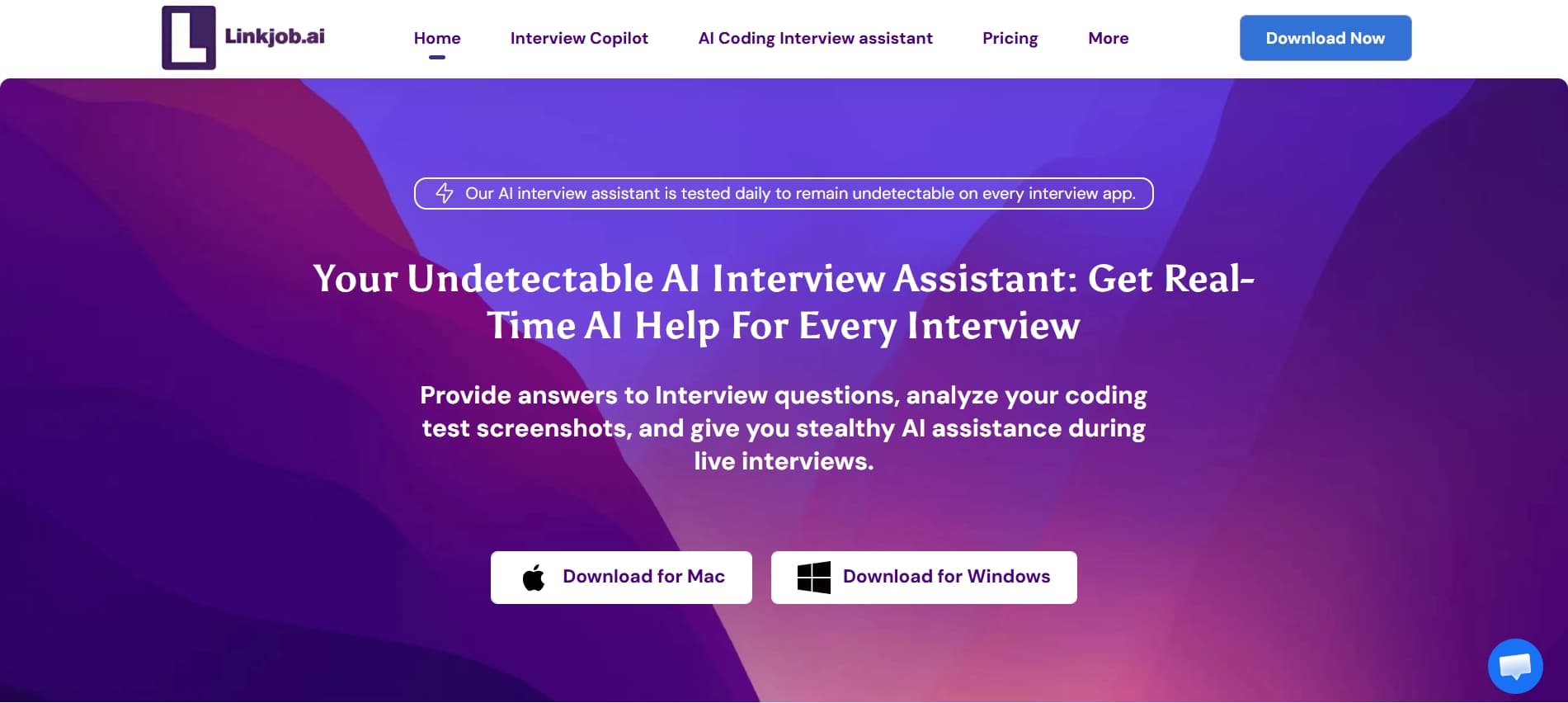 Linkjob AI-Your Powerful Real-time Undetectable AI Interview Assistant - Product Image