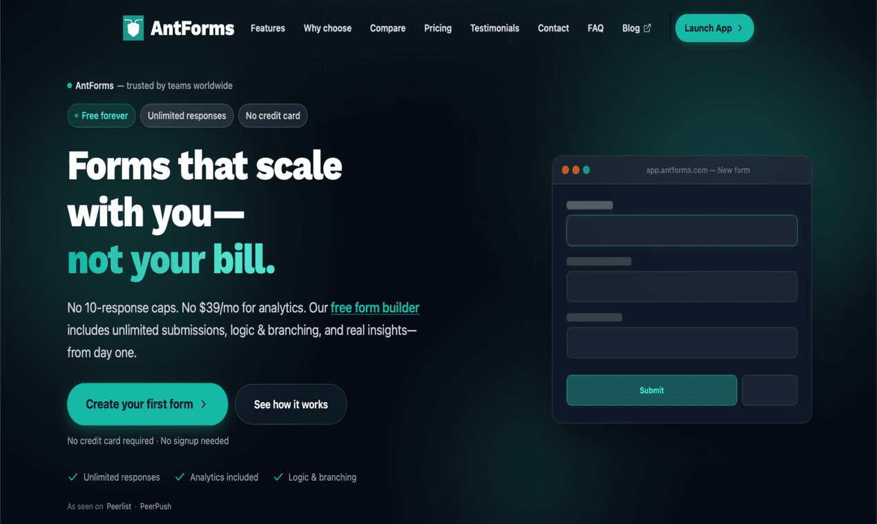 AntForms - Product Image