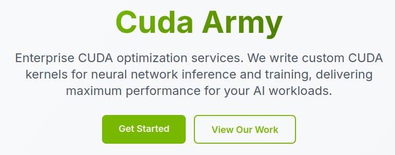 CUDA Army - Product Image