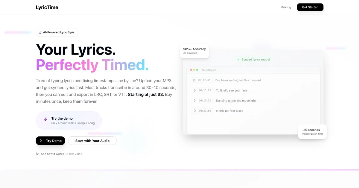 LyricTime - Product Image