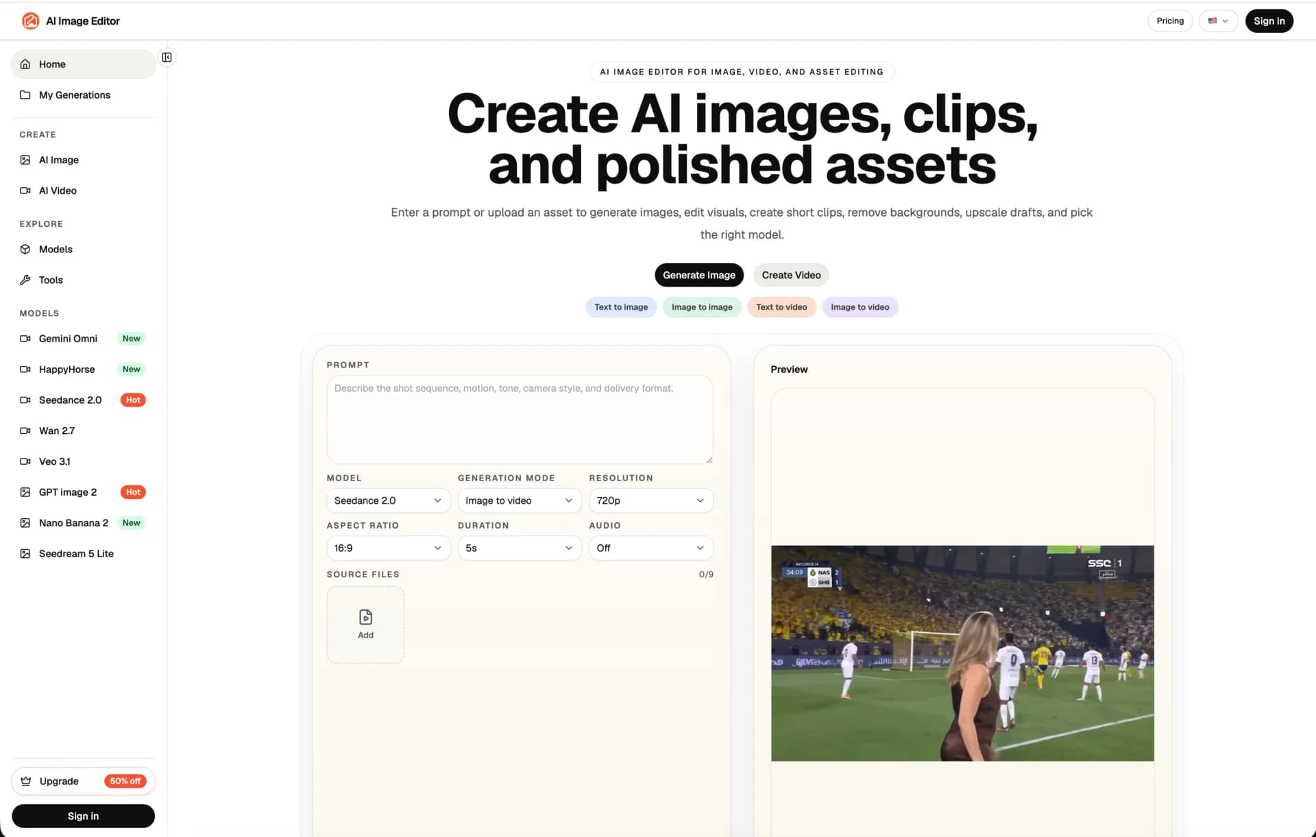 AI Image Editor - Product Image