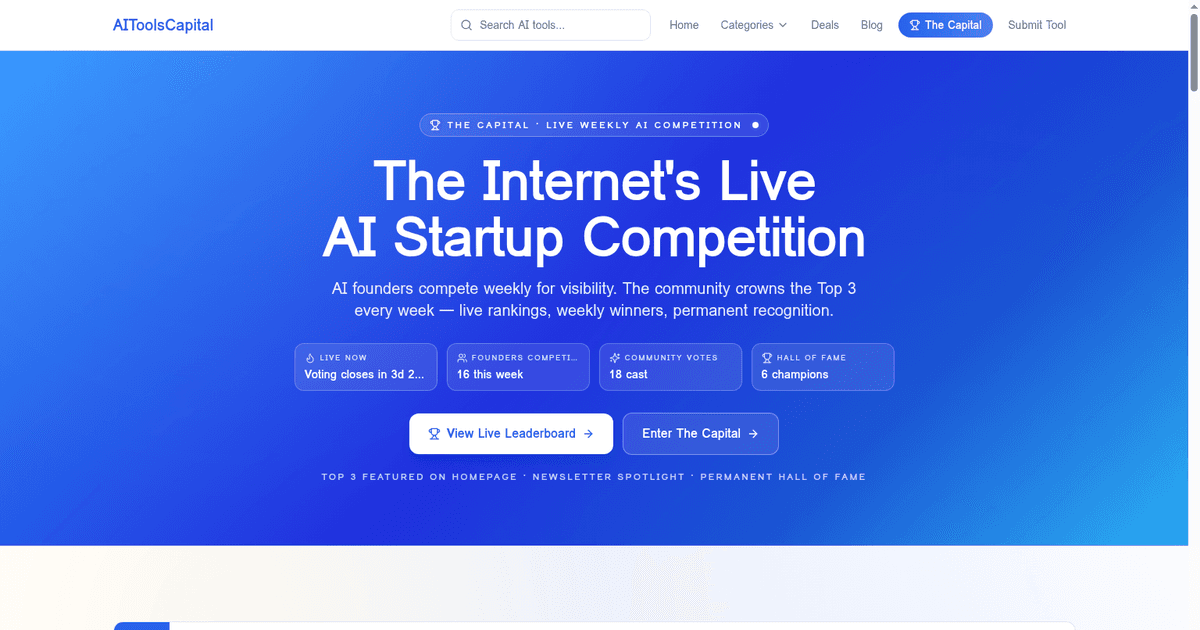 AI Tools Capital - Product Image