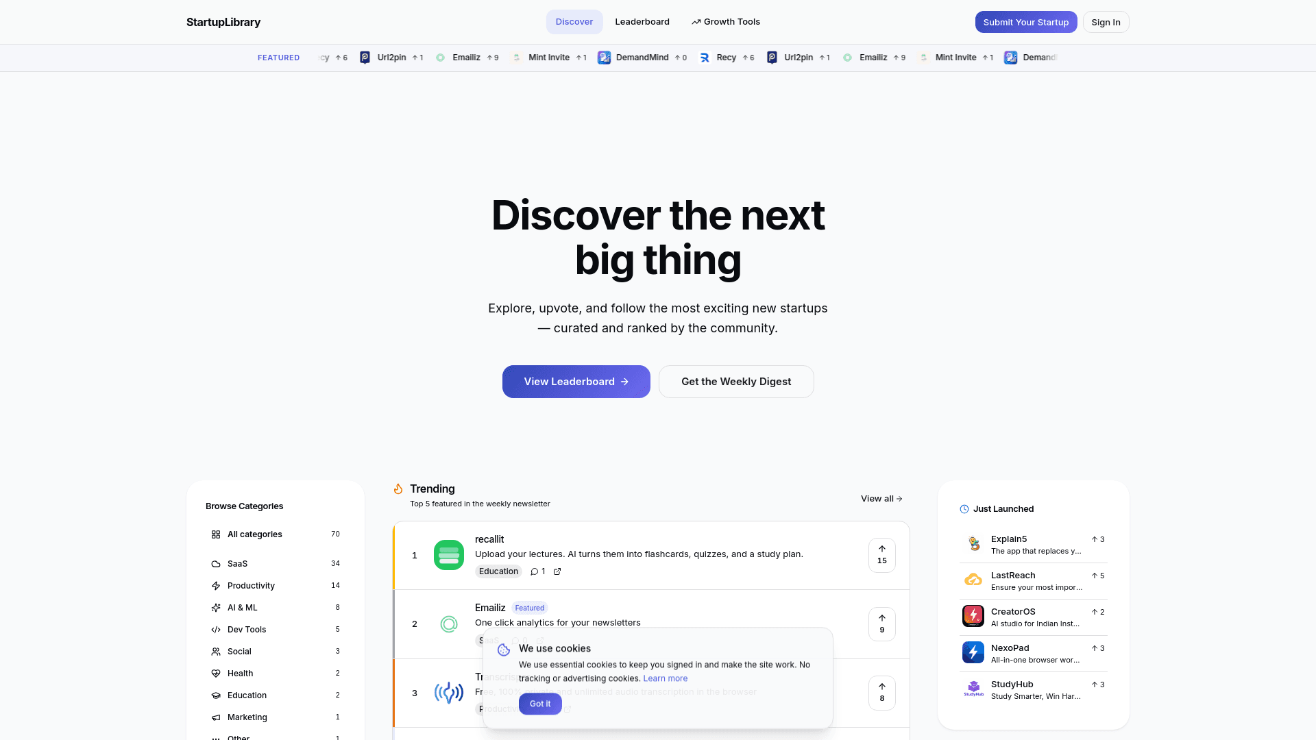 StartupLibrary - Product Image