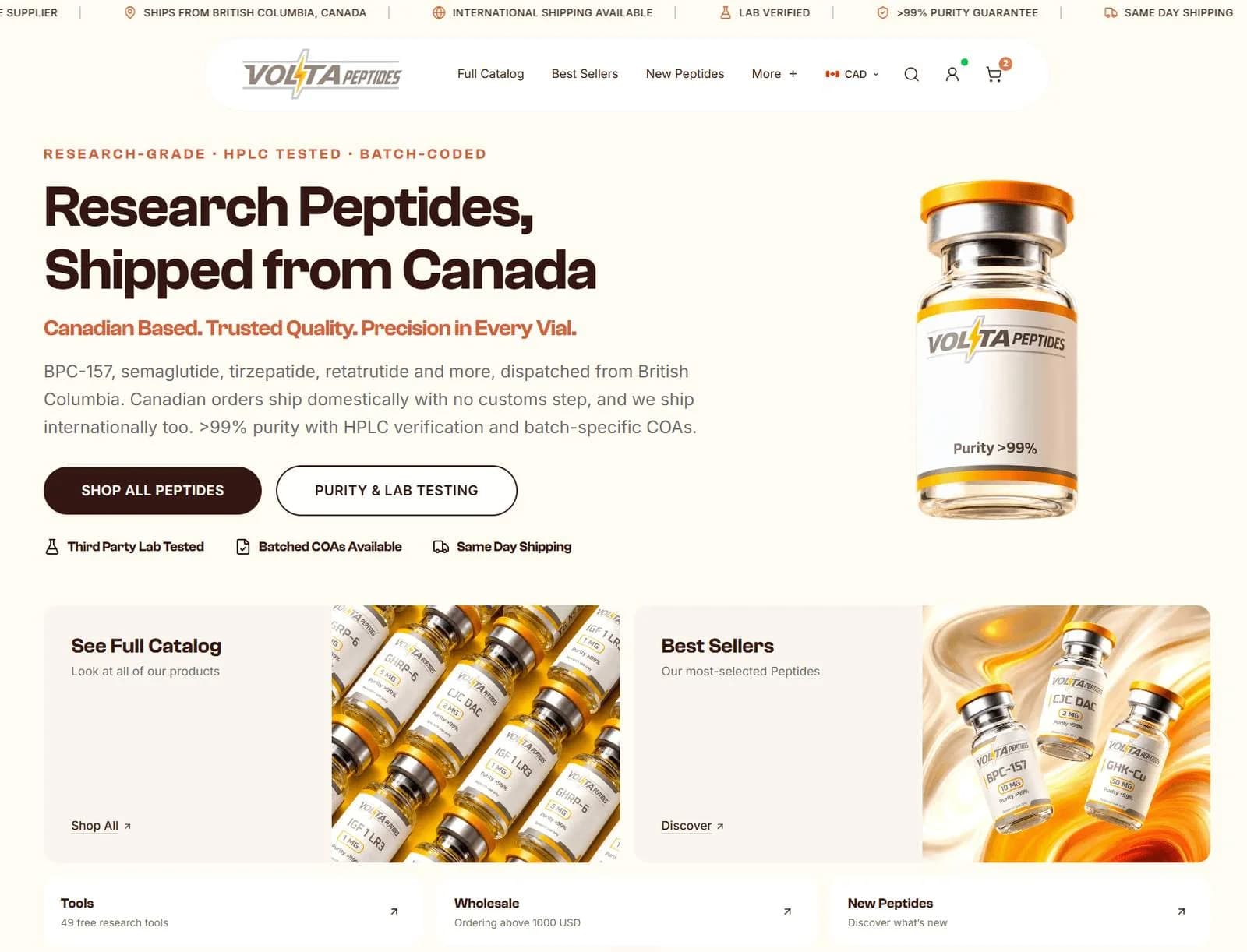 Volta Peptides - Product Image