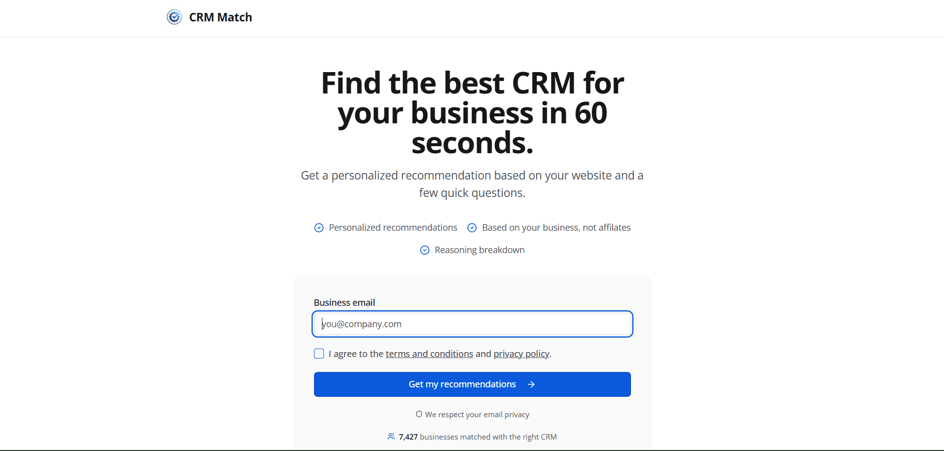 CRM Match - Product Image