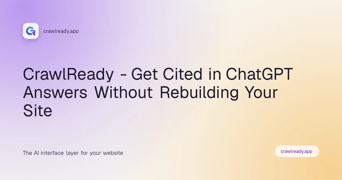 CrawlReady - Product Image