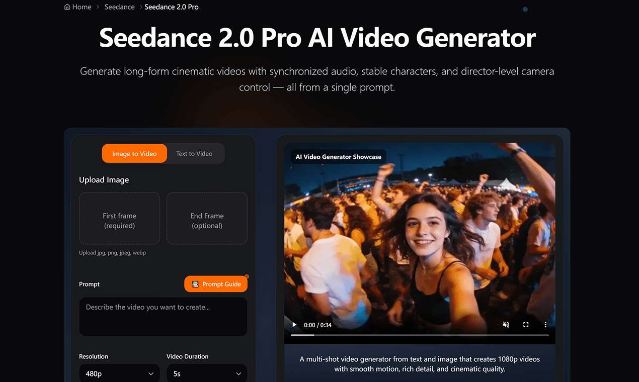 Seedance 2.0 Pro - Product Image