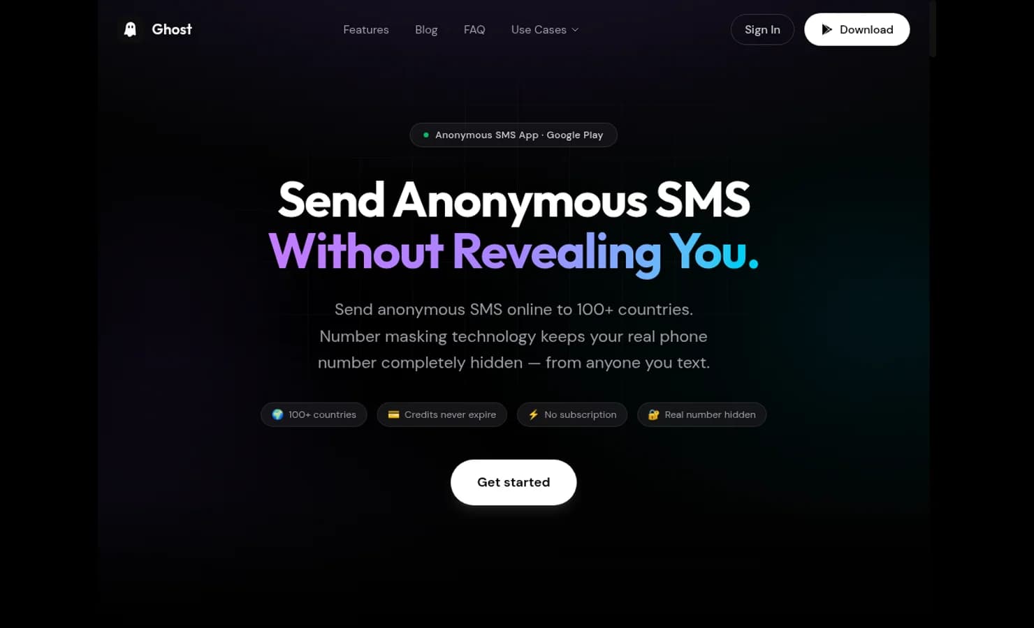 GhostSMS - Product Image