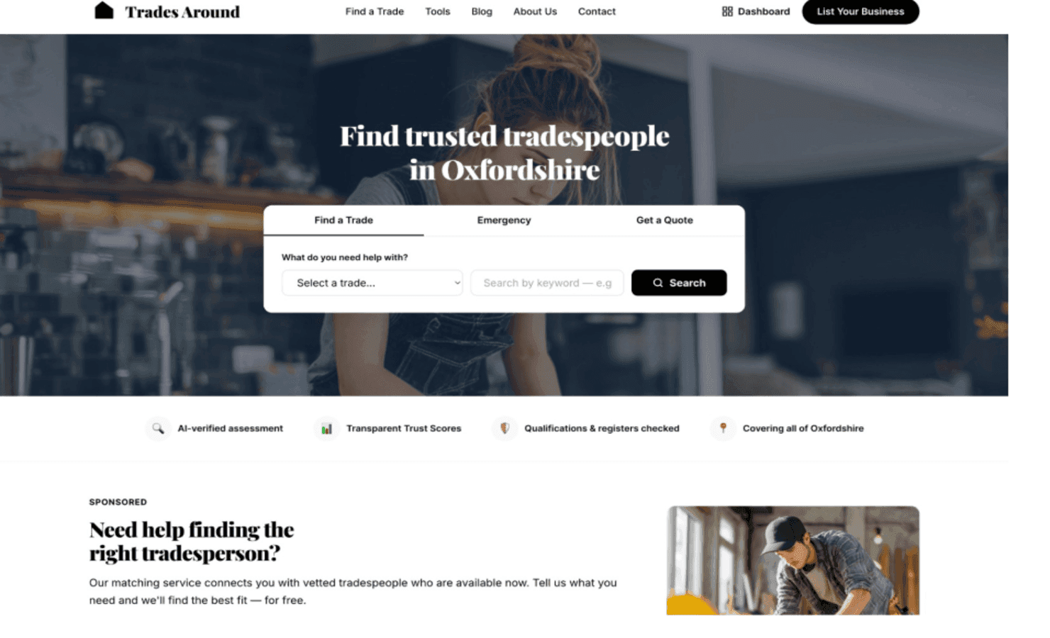 TradesAround - Product Image