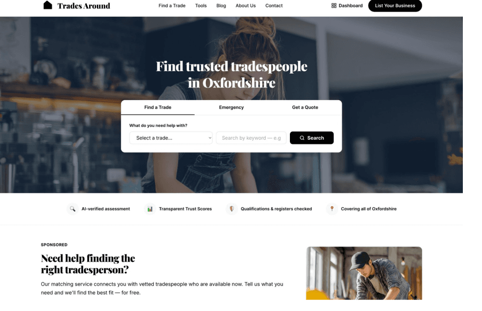TradesAround - Product Image