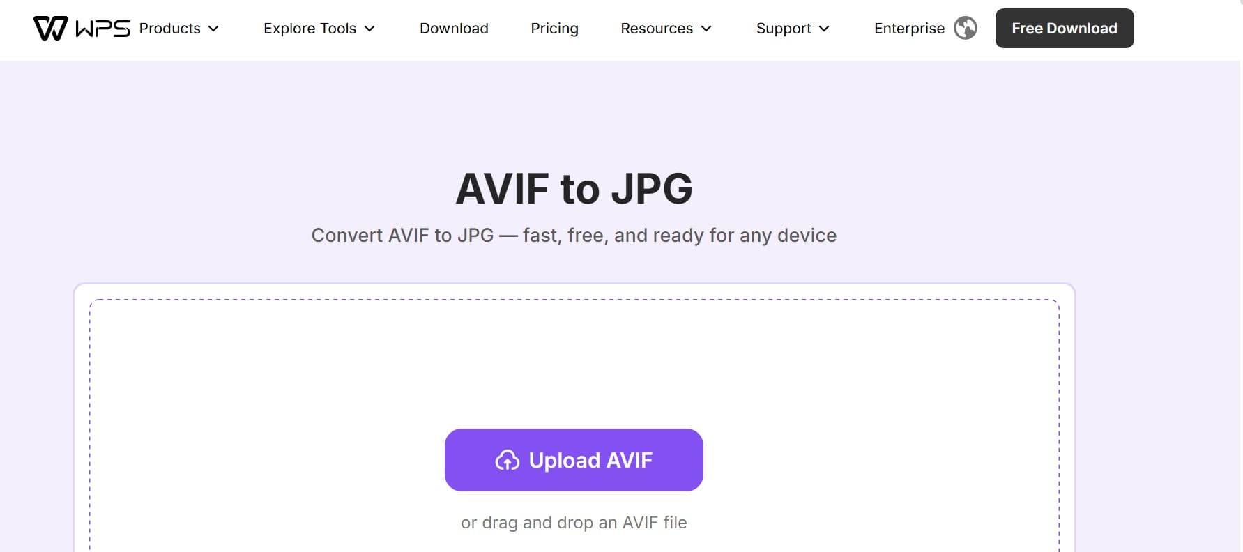 AVIF to JPG - Product Image