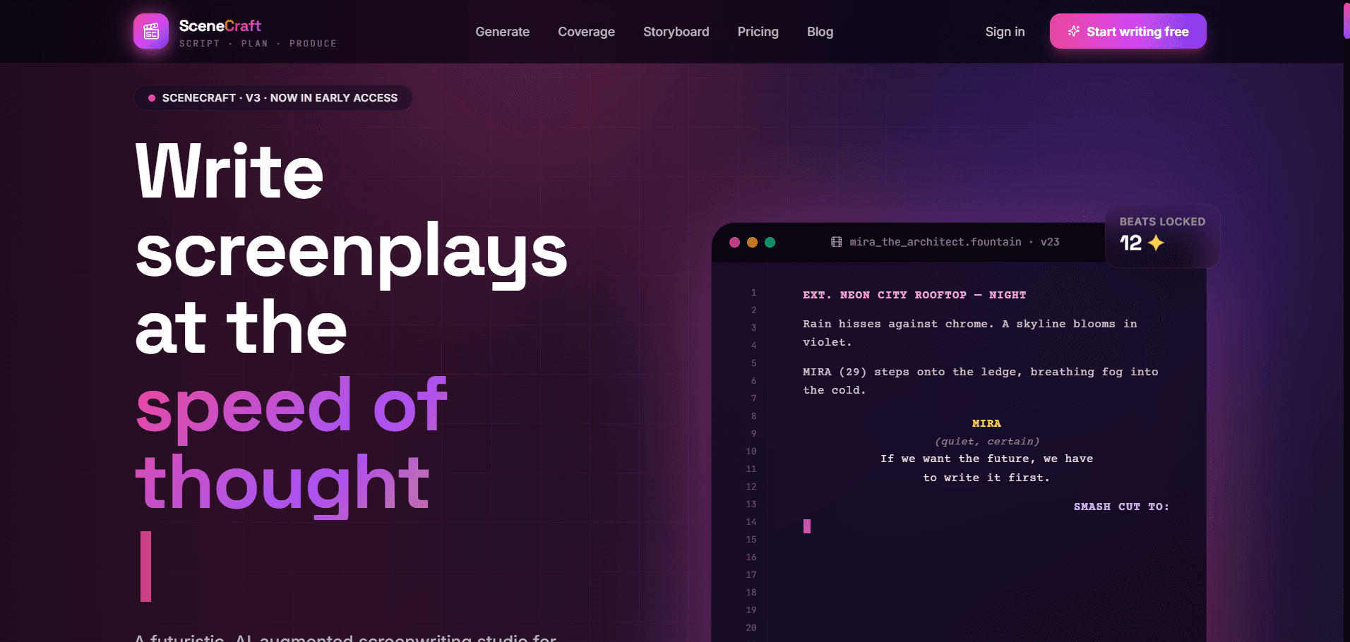 SceneCraft - AI - Product Image