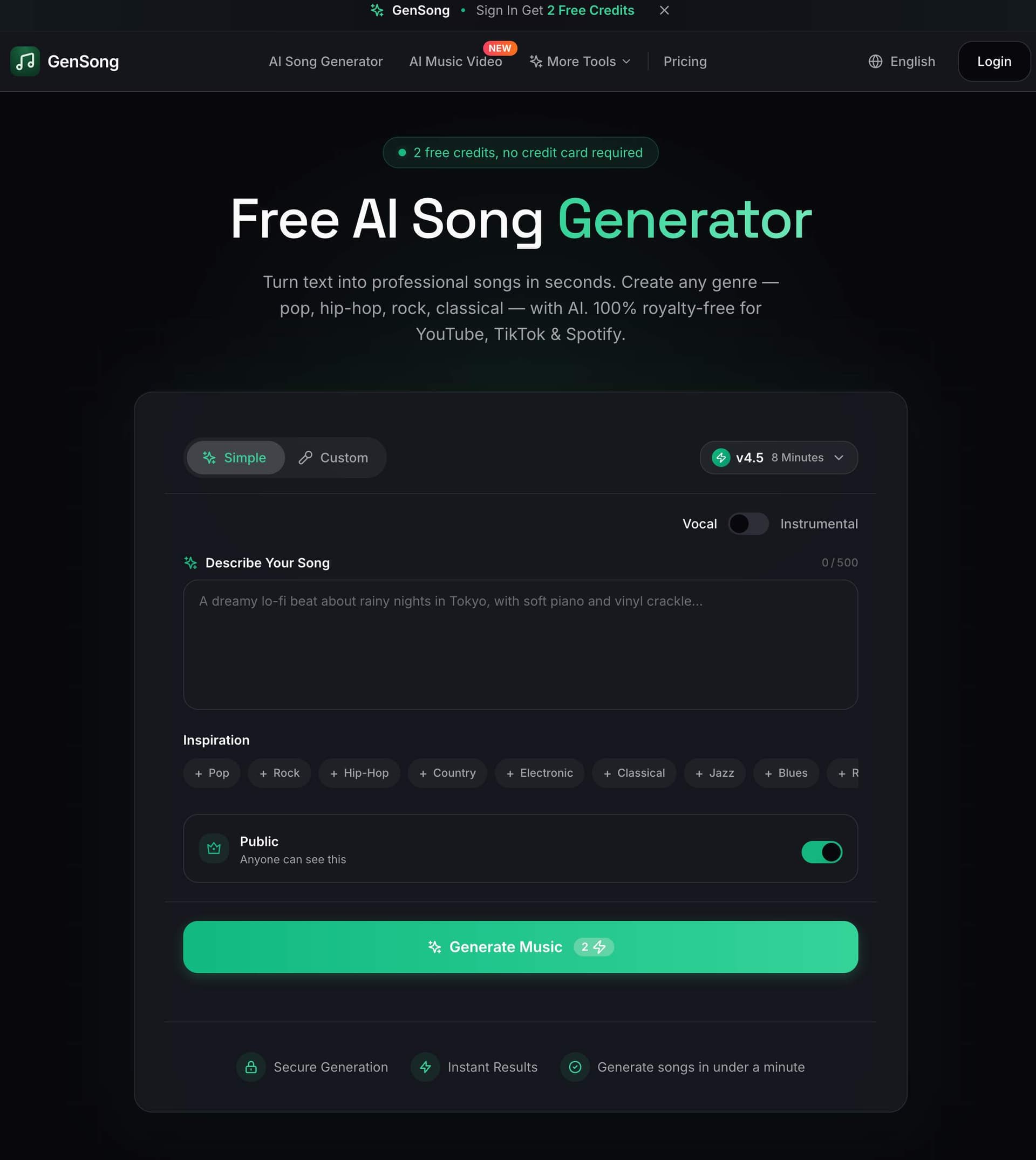 GenSong - Product Image