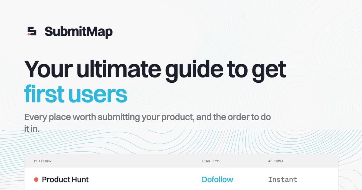 SubmitMap - Product Image