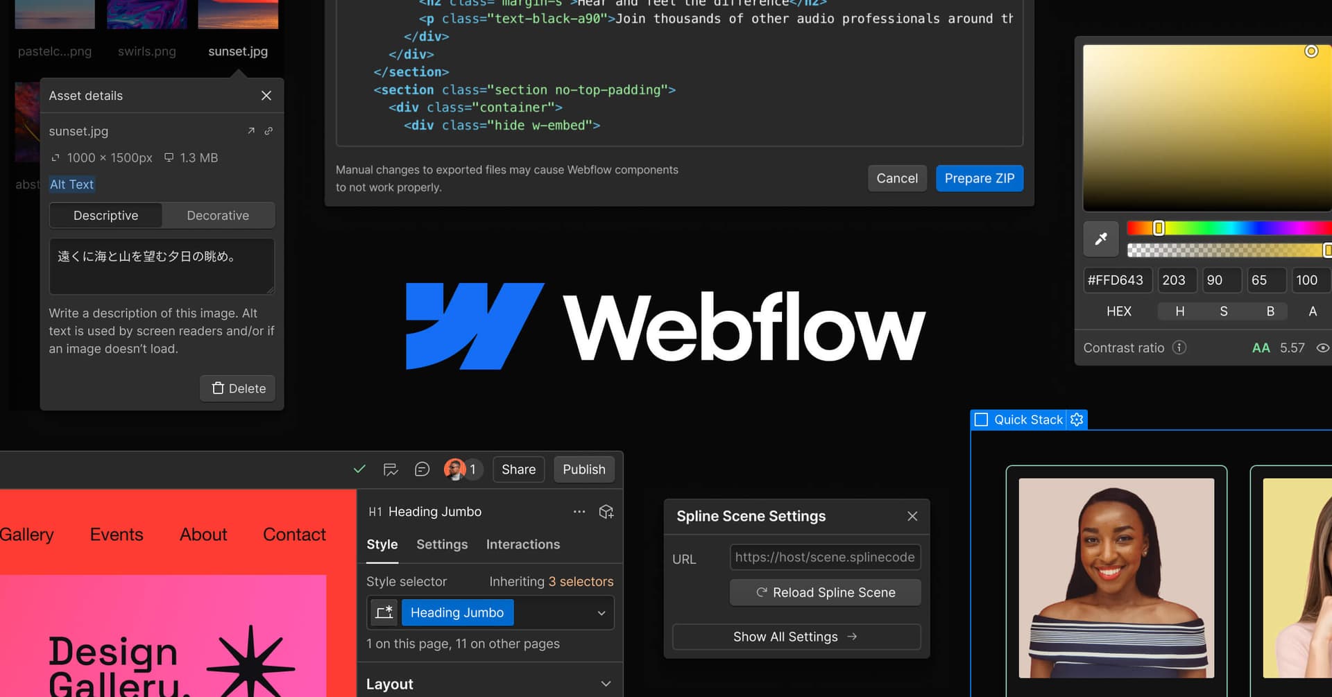 Webflow - Product Image