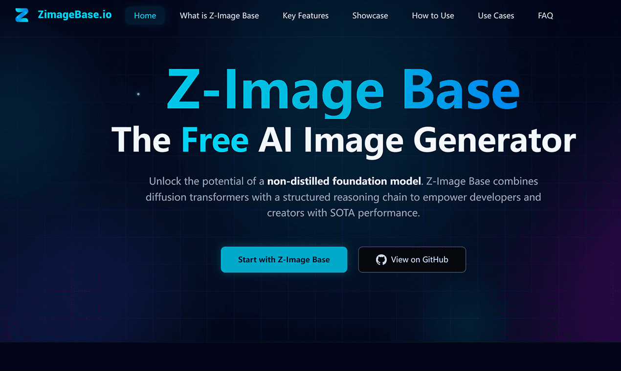 Z-Image Base - Product Image