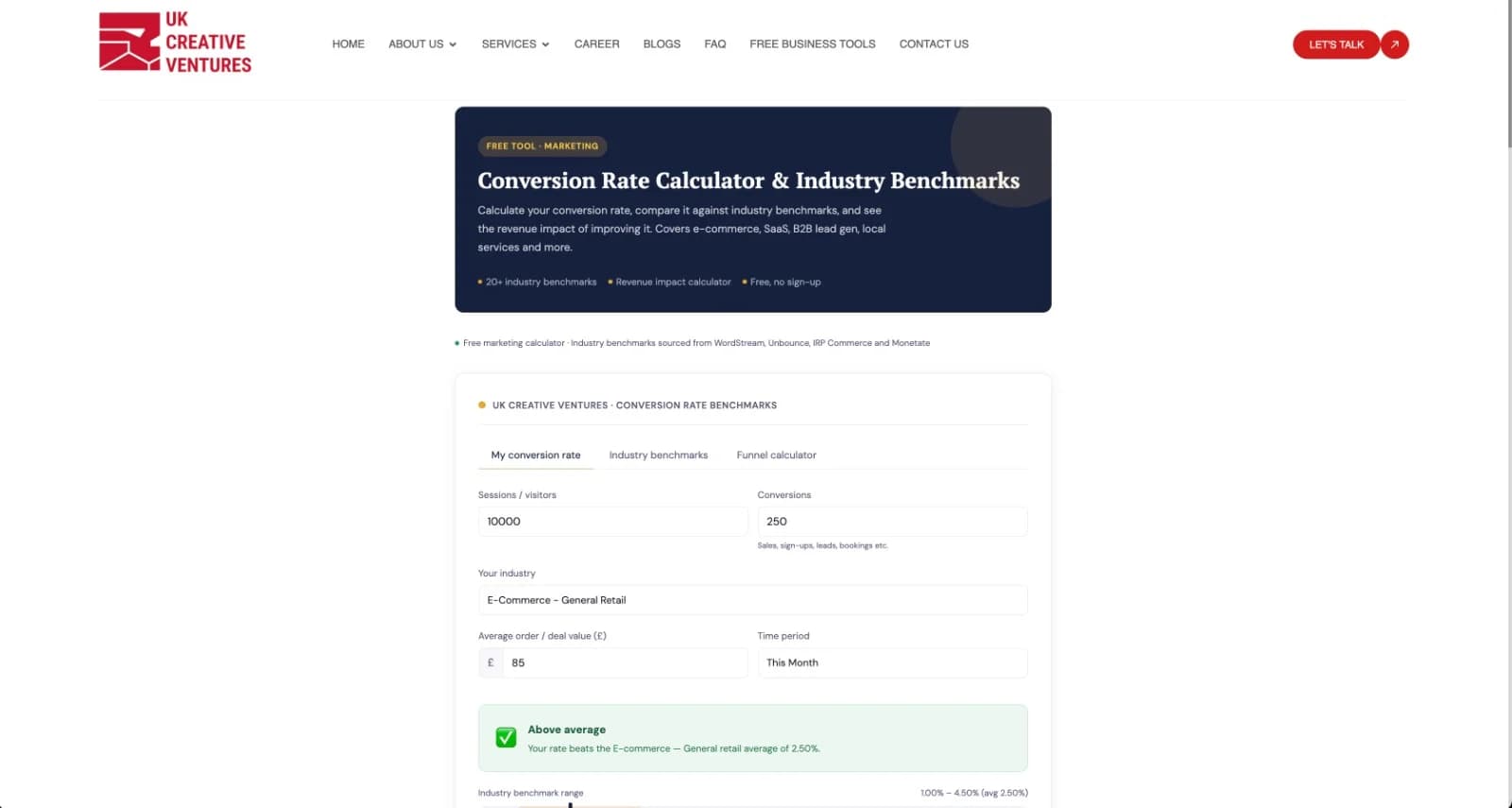 Conversion Rate Calculator - Product Image