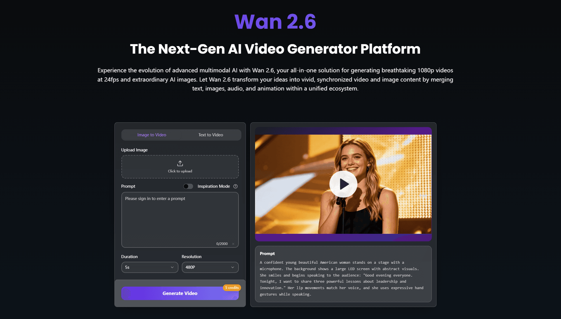 Wan 2.6 AI Video - Product Image